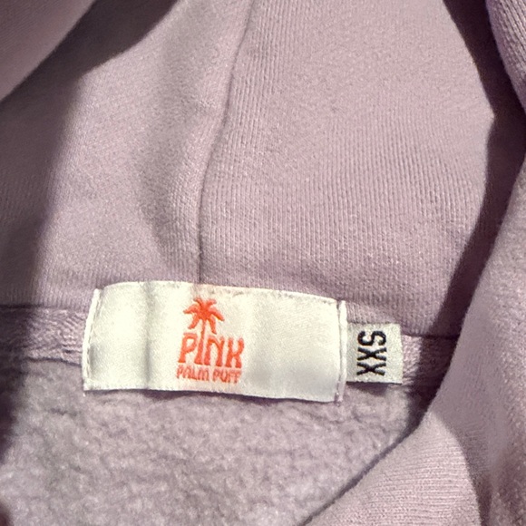 Pink palm puff purple to live for the hope of it hoodie butterfly XXS - Picture 4 of 4